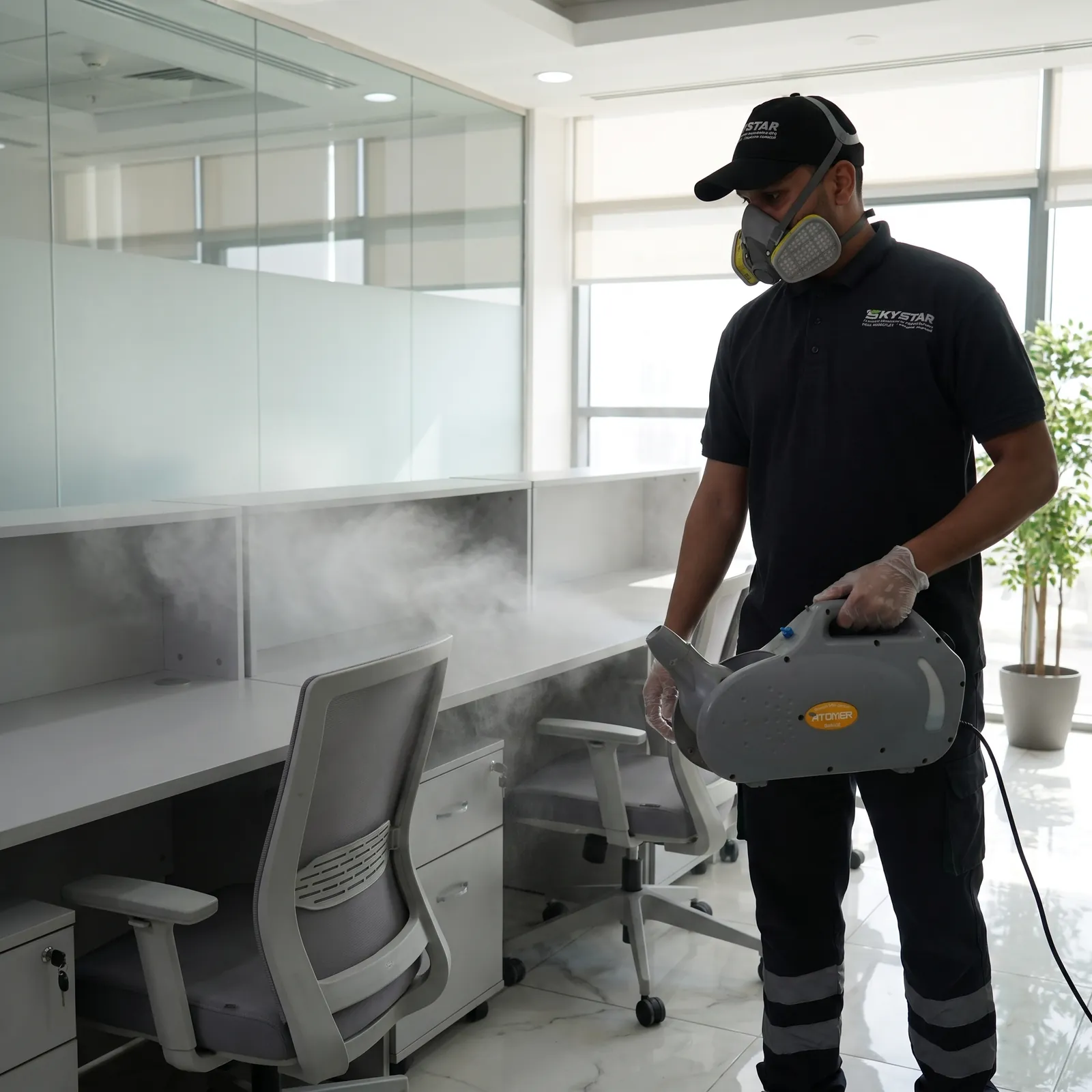 Office Building Germ  Prevention Program